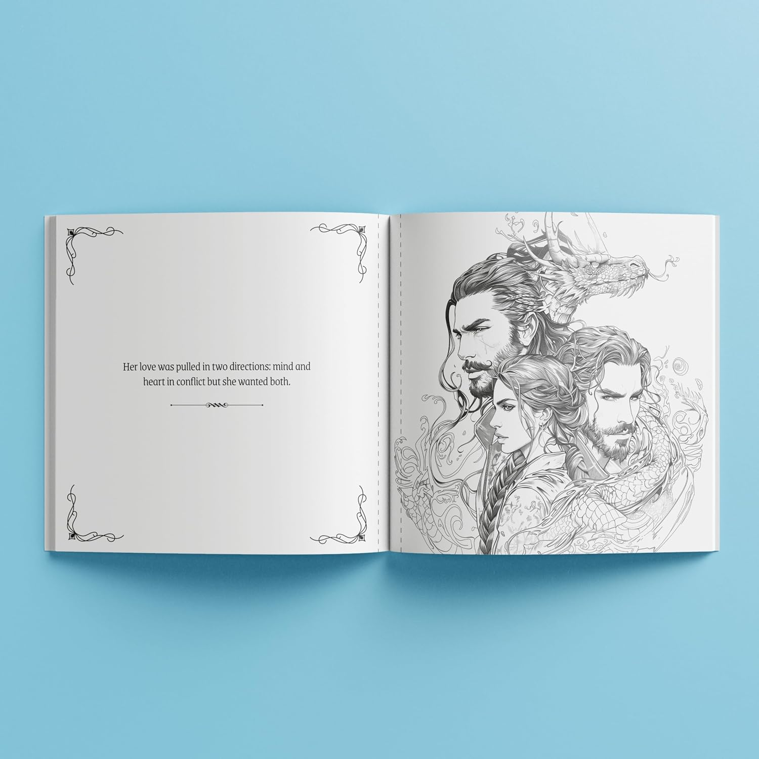 Art Maker Creative Colouring Queen of Dragons &ndash; 48-Page Fantasy Colouring Book Featuring Dragons, Royalty, and Enchanted Castles &ndash; Great for Fantasy Lovers image number 4