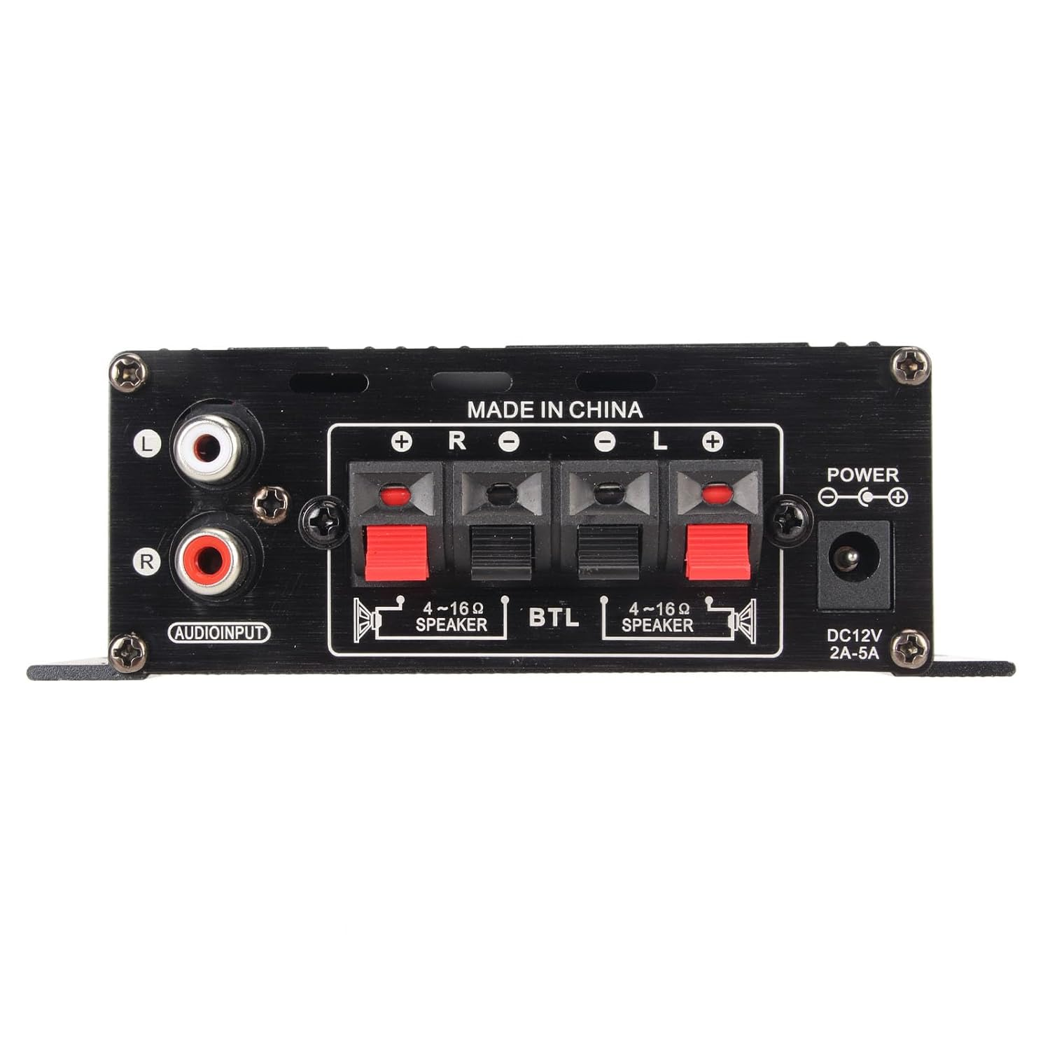 Bluetooth 5.0 Stereo Power Amplifier, Clear Sound Quality Power Amplifier with Control Panel, Independent Tone Control, for Home Outdoor Car