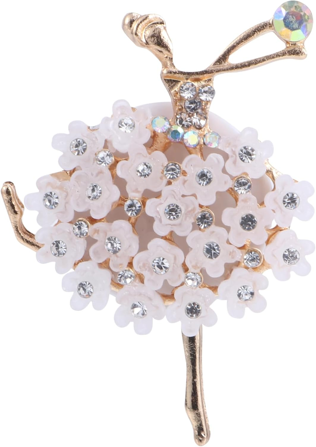 Totority Ballerina Girl Car Air Freshener Clip Creative White Car Aromatherapy Diffuser for Women Stylish Vent Freshener