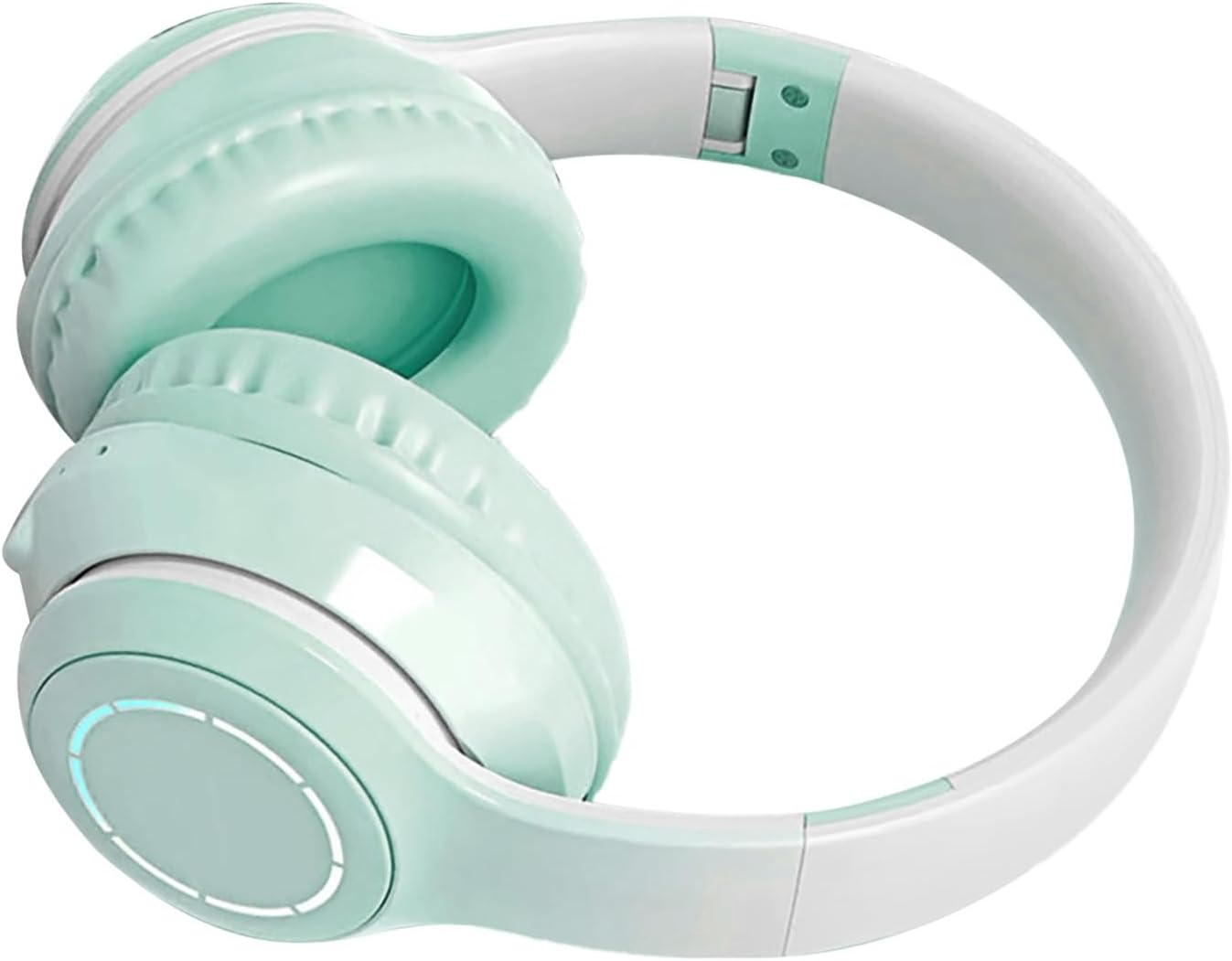 Wireless Headphones, Multifunctional Stereo Sound, Noise Cancelling, Strong Bass, Adjustable Over-Ear Headset, Foldable Wireless Headset with Gradient (Green)