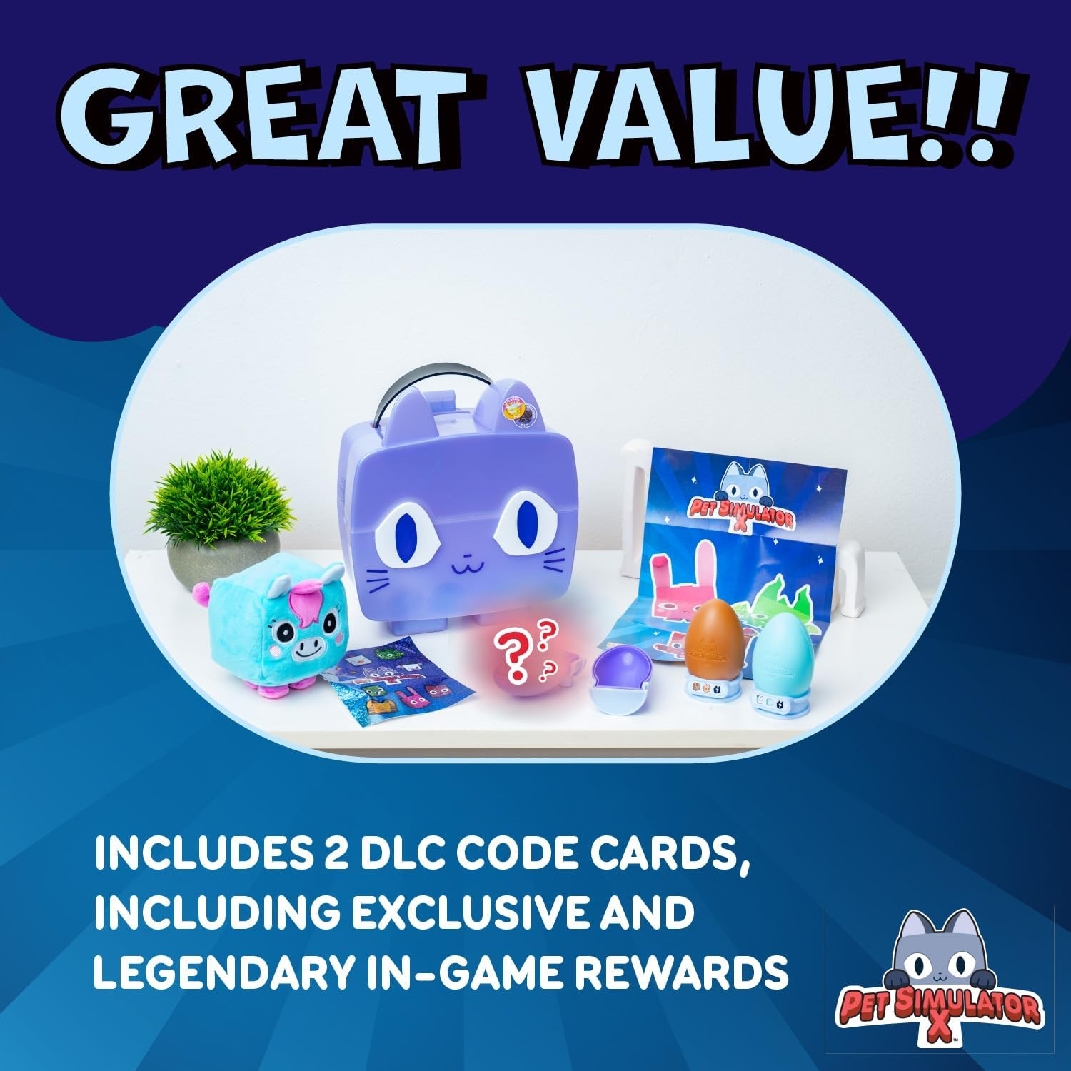 UCC Distributing PET Simulator X &ndash; Marbled Purple Iridescence Cat Collector Bundle (Mystery Case W/ 8 Items, Series 1) [ Exclusive] [Includes DLC] image number 4