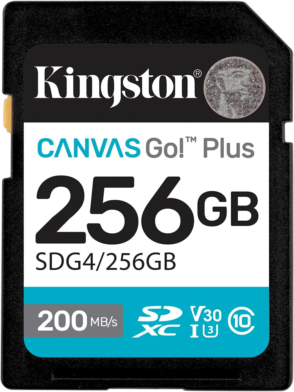 Kingston Canvas Go! plus (Up to 200Mb/S Read) SD 256GB image number 2