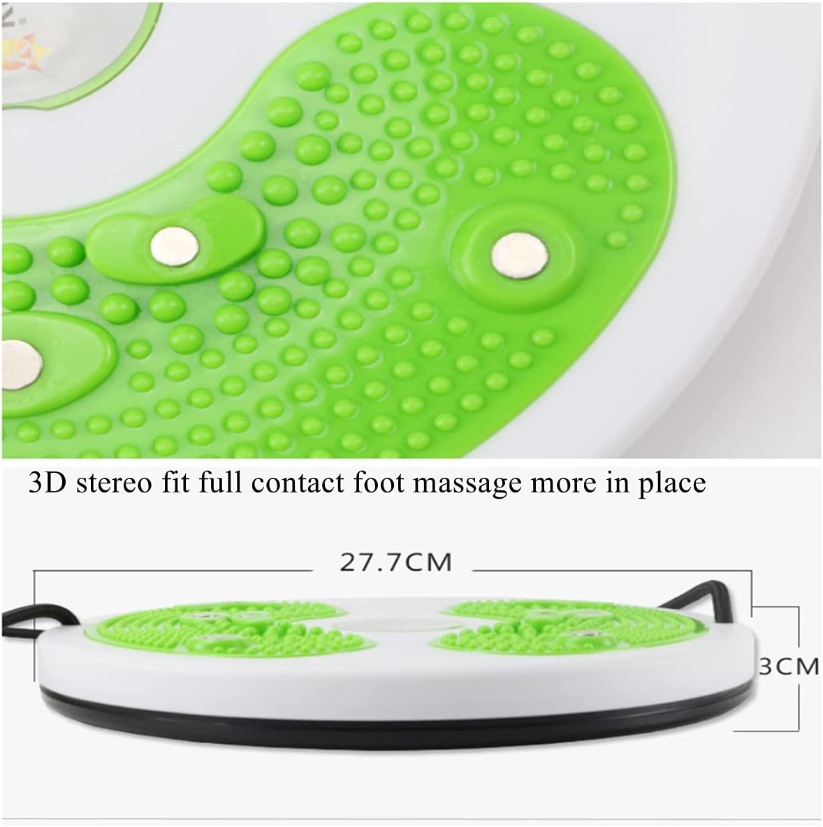 Ab Twister Board for Exercise Waist Twisting Disc with 8 Magnets Fitness Twister with Handles Trims Waist Arms Hips and Thighs image number 1