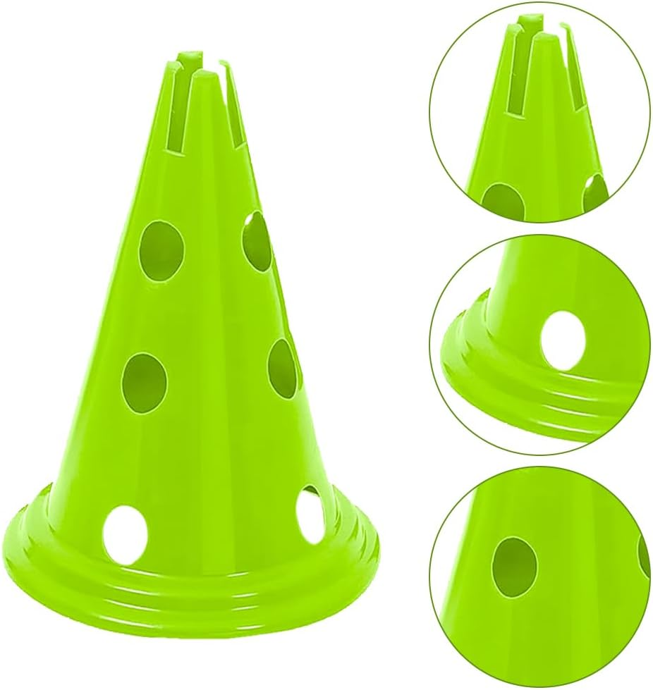 Dog Agility Training Equipment, Adjustable Pet Obstacle Training, Jump Puppy Hurdle Cones Weave Poles, Include 10 Agility Cones 5 Agility Rod, Suitable for Pet Outdoor Games Exercise ﻿ image number 1