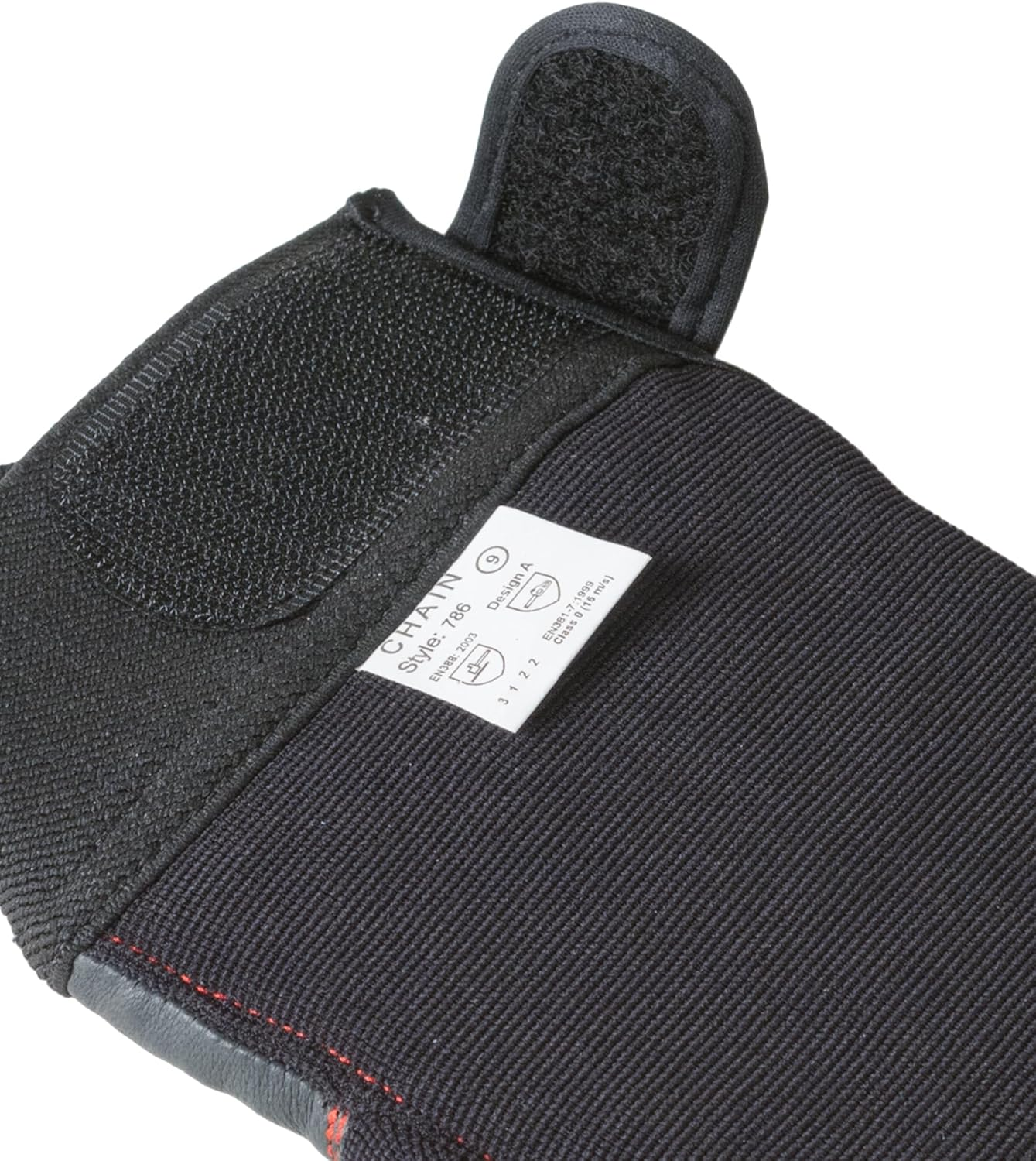 OREGON 295395 4 Way Stretch Leather Chainsaw Protective Glove (Medium (9)),Black