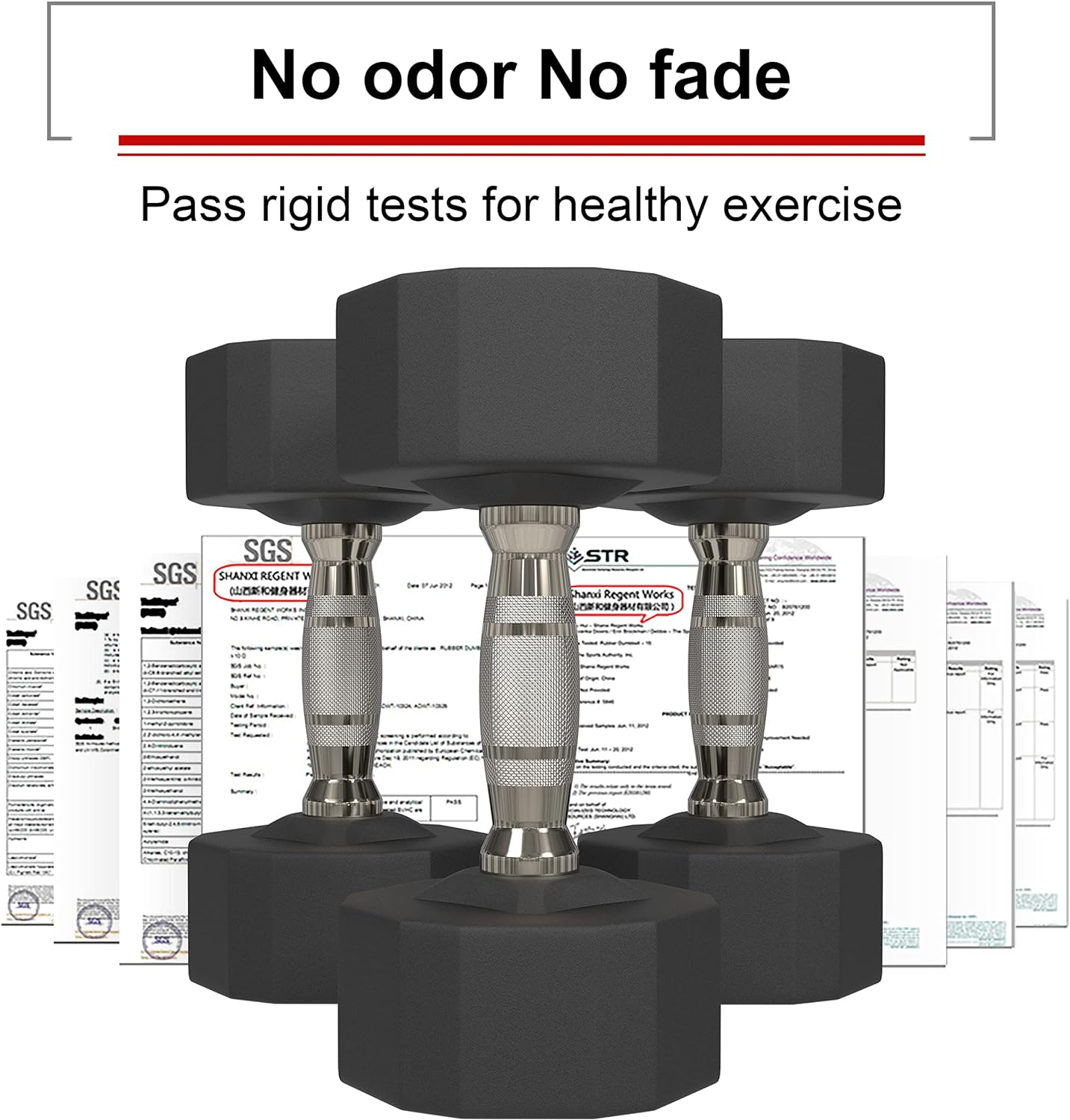 PROIRON Rubber Dumbbells Pure Steel Dumbbell, Friction Welding(Compact and Never Loose) Weights Set Men Women Home Gym 3Kg 5Kg 8Kg 10Kg 12Kg 16Kg 20Kg 24Kg Fitness Training Exercise Body Strength Lifting Equipment (Pair or Single)