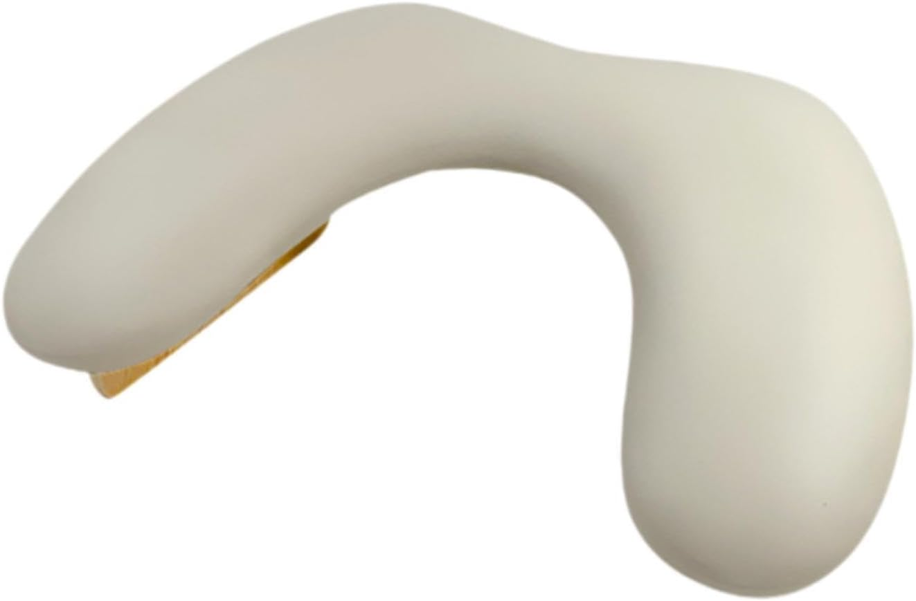 Eigell Nail Arm Rest Cushion Manicure Hand Rest Portable U Shape Practical Holder Stand Pad for Personal Travel Home DIY Holiday, White