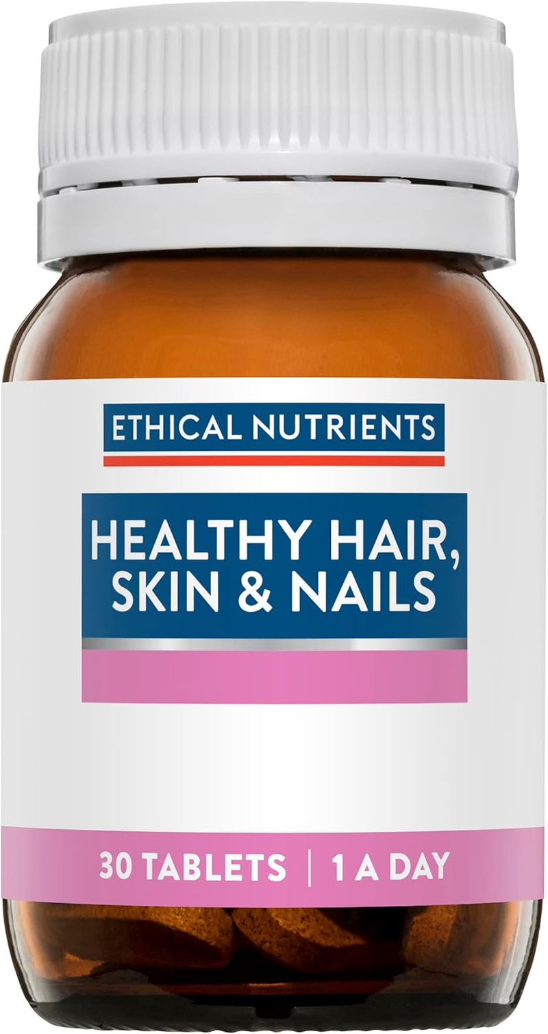 Ethical Nutrients Healthy Hair, Skin & Nails - Assists Strong Nails, Healthy Hair & Skin Elasticity with Biotin - 30 Tablets image number 5