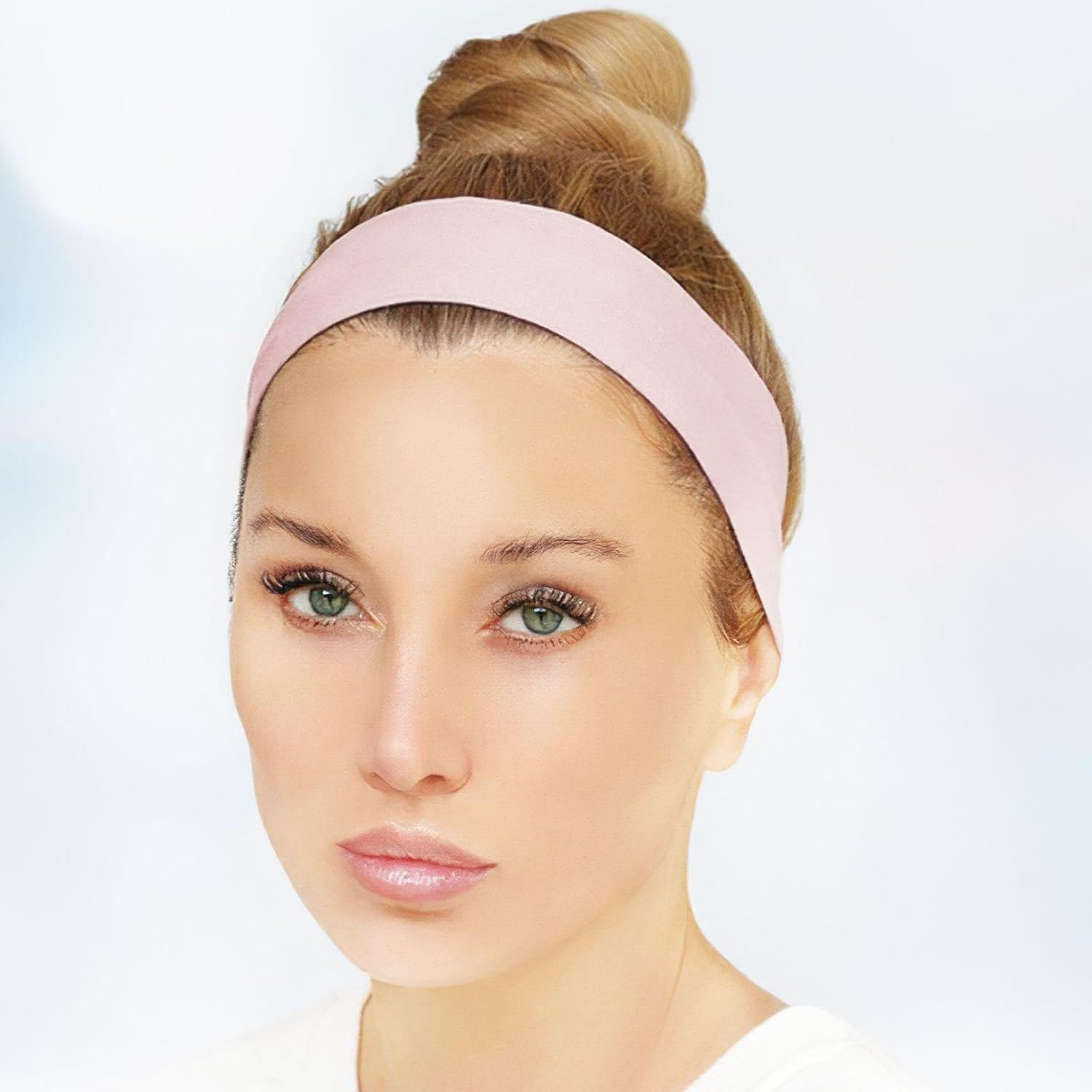 10-Piece Women'S Headband and 4-Piece Hairpin, Elastic Headband, Sports Headband, Headband against Slipping, Sweat-Absorbing Headband image number 1