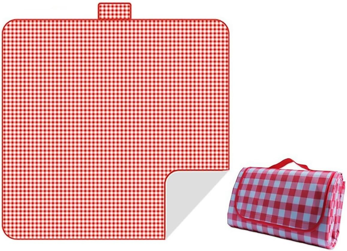 AIMALL Picnic Mat Waterproof Thickened Outdoor Beach Camping Mat, Portable & Damp-Proof with Carry Bag - 79"X79"