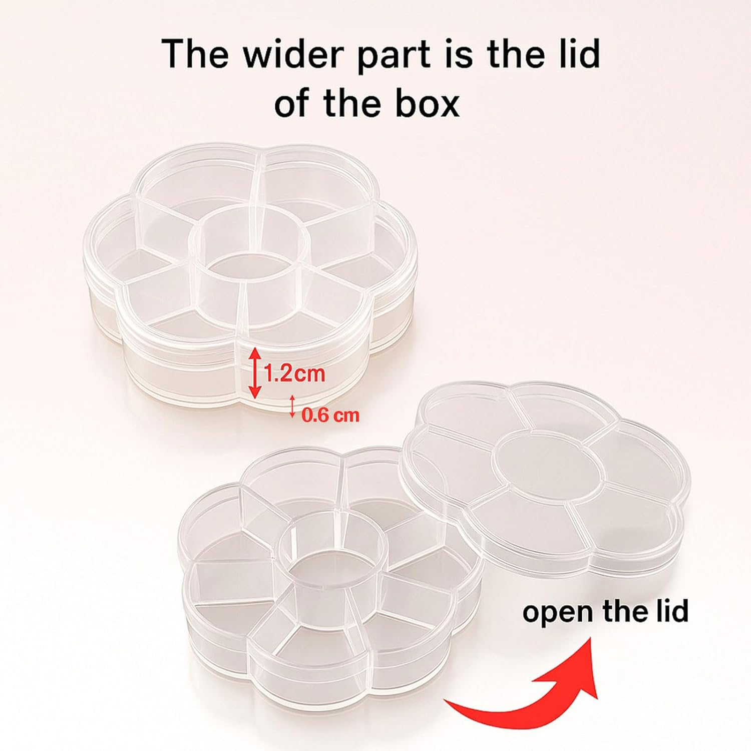 5700 Pcs White Half Flatback Pearl Beads- Nail Gems, Charms for Crafts, Jewelry Making, Art, Accessories, Bedazzling DIY Projects by Ruibex - 7 Sizes (2/3/4/5/6/8/10Mm) image number 3