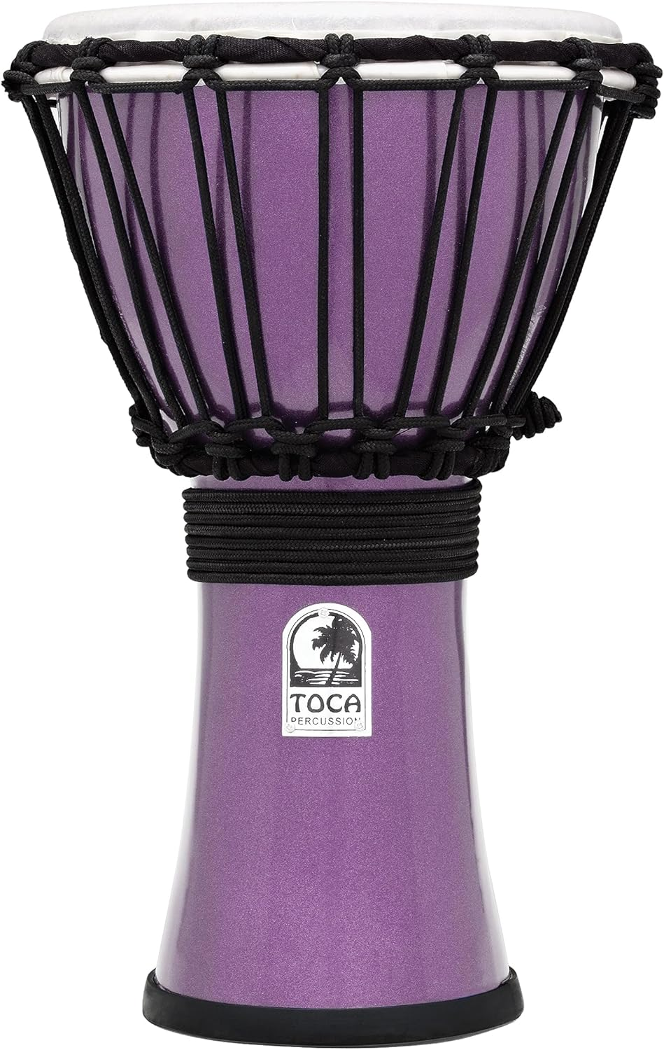 Toca TFCDJ-7MV Freestyle Colorsound 7-Inch Djembe - Metallic Violet