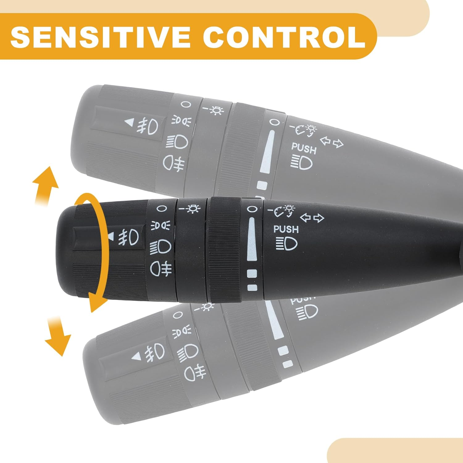 X AUTOHAUX Steering Column Turn Signal Switch Lever No.5183946Ab Multifunction Combination Switch for Dodge Avenger Caliber Journey image number 1