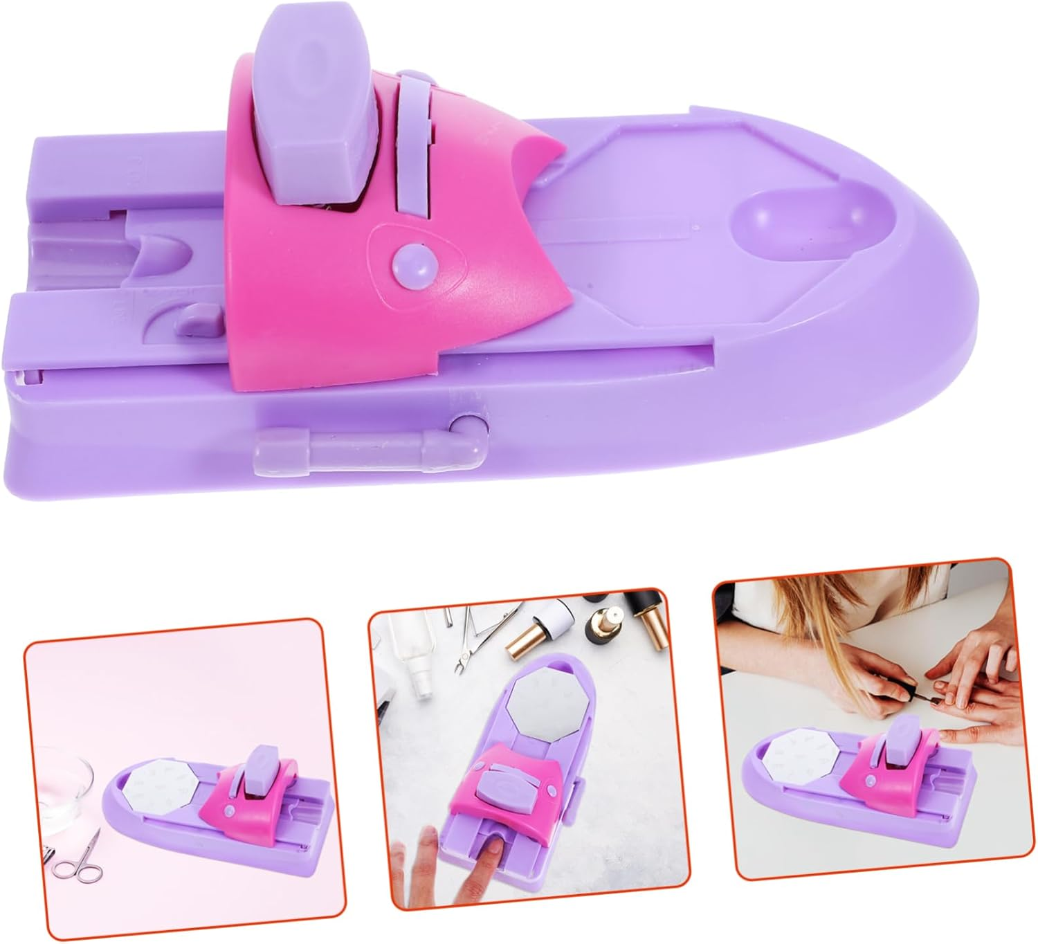 Gogogmee Nail Stamp Kit Nail Printer Stamper Multiple Stamping Plates Sturdy Easy to Use Pattern Printing Machine for DIY French Manicure Innovative Design for Home and Salon Use image number 1