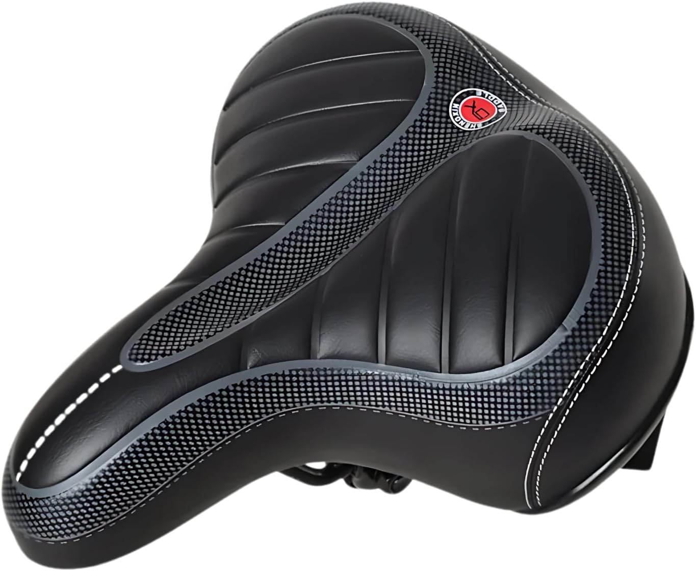 EZONEDEAL Bike Seat, Bicycle Seat, Mountain Bike Bicycle Saddle, Electric Bike Seat, Gym Exercise Spin Bike Seat, Kids Bike Seat, Road Bike Seat, Unisex Universal-Black