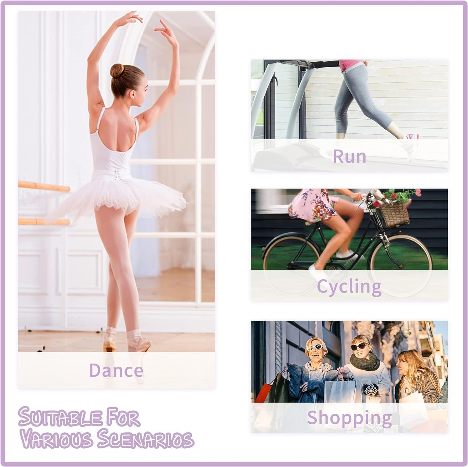 8 Pcs Ultra-Soft Silicone Toe Caps Protectors with Breathable Holes - Gel Ballet Pointe Pads & High Heels Comfort Sleeves | Pain Relief for Dancers/Office Workers, Anti-Friction Design for Sports