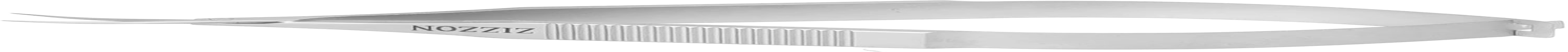 ZIZZON Cuticle Scissors Extra Fine Curved Professional Precise Pointed Tip Grooming Kit for Eyebrow, Eyelash, Trim Nail and Dry Skin