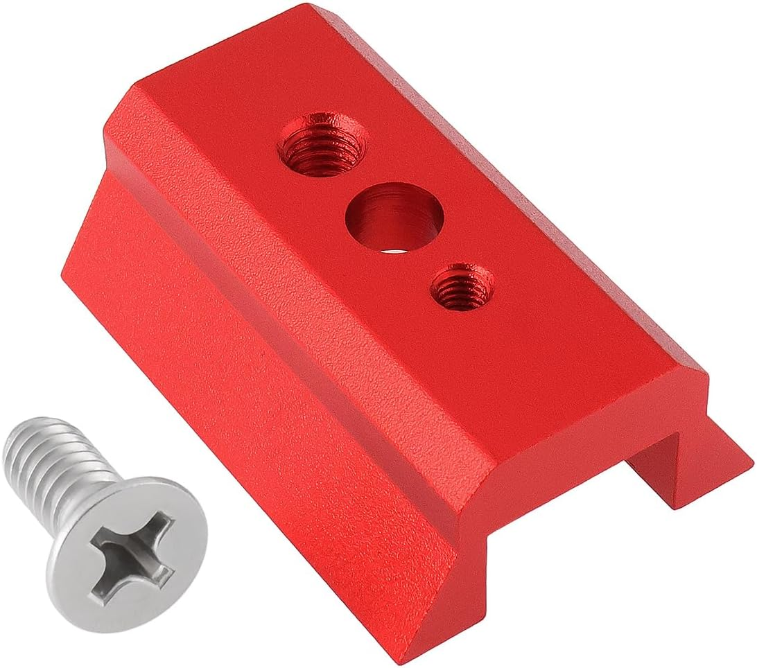Be in Your Mind 45Mm Telescope Dovetail Plate with Screw 45X31X16Mm Suitable for Telescope (Red)