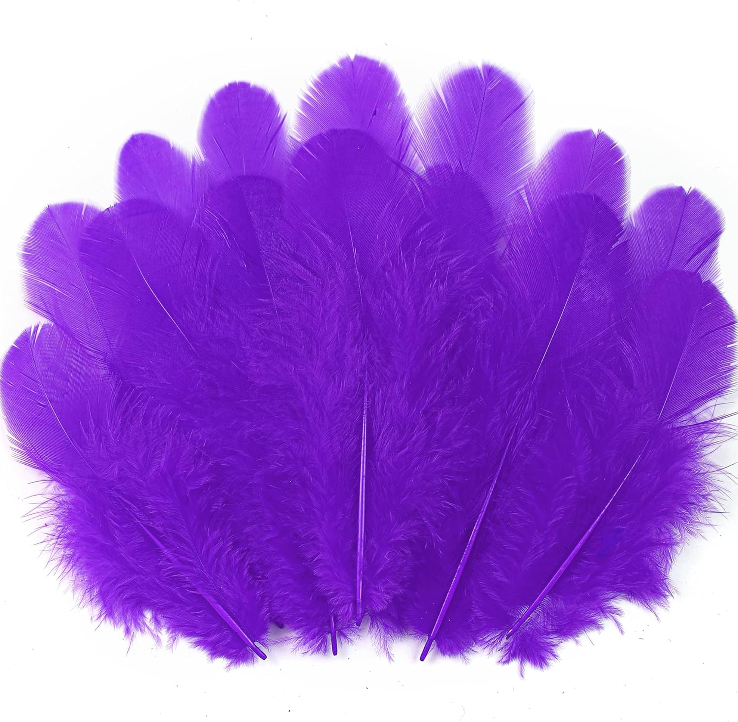 Soarer 300Pcs Brown Feathers for Crafts - 3-5Inch Craft Feathers Bulk for Wedding Home Party, Dream Catcher Supplies and DIY Crafts(Brown)