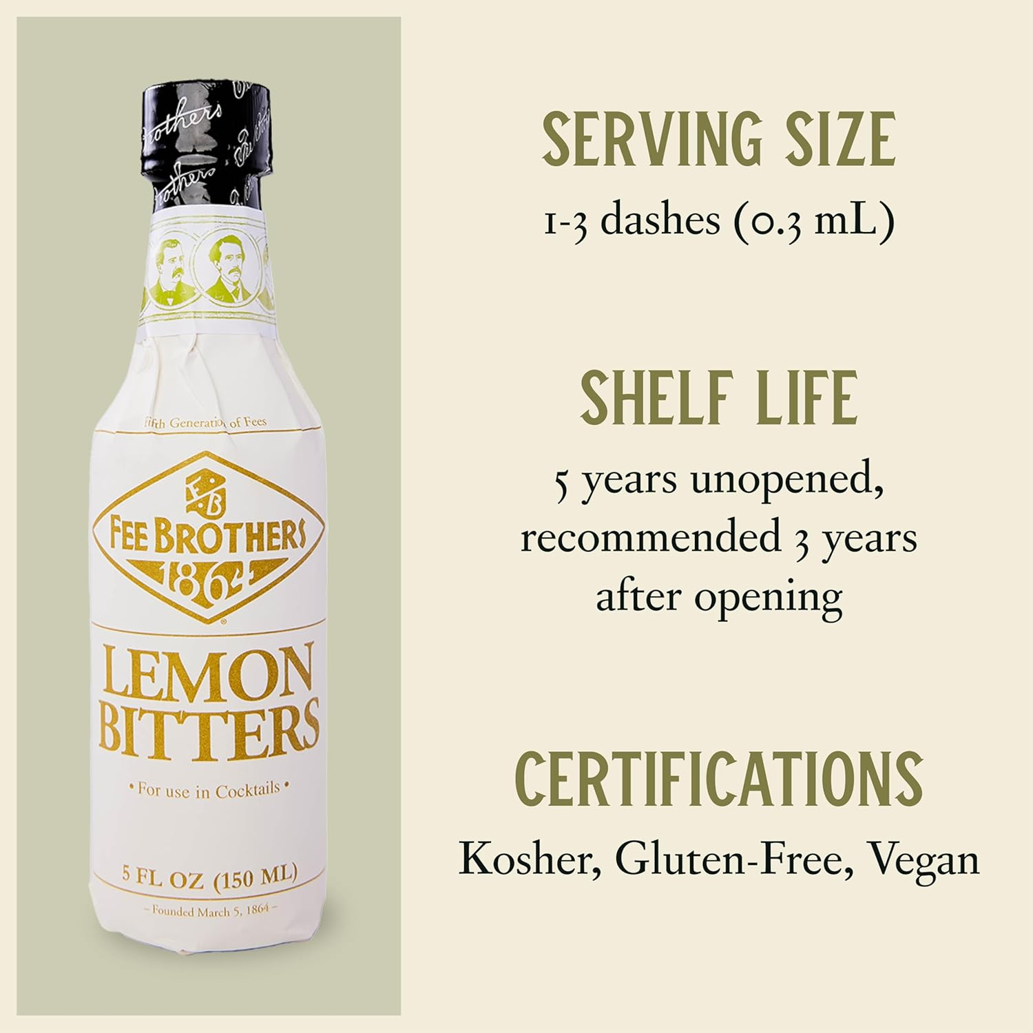 Fee Bros Bitters Lemon 150Ml