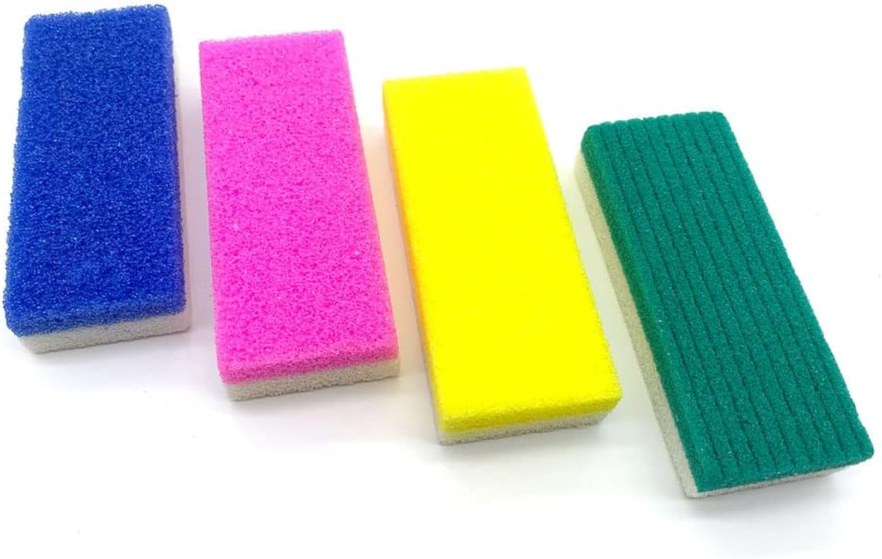 4 Pcs Foot Pumice Exfoliating Scrubber for Hard Skin Exfoliation Dead Skin Scrub Pedicure image number 1