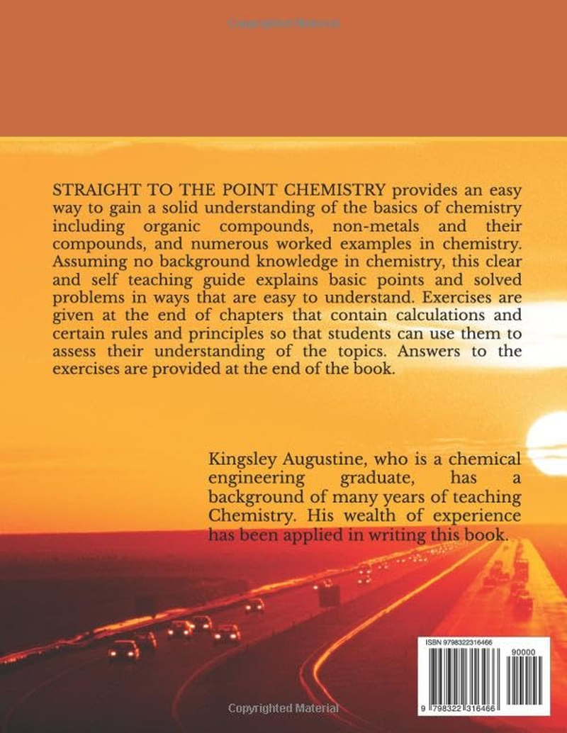 STRAIGHT to the POINT CHEMISTRY: Chemistry Made Easy for High Schools and Colleges image number 1