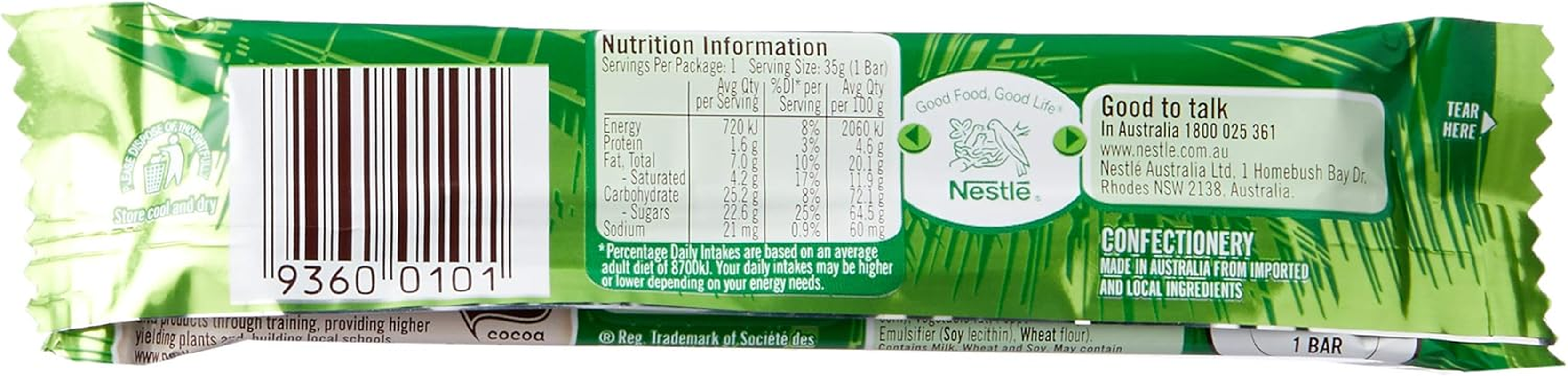 Nestle Peppermint Crisp Bar, 35 Grams X 36 image number 1