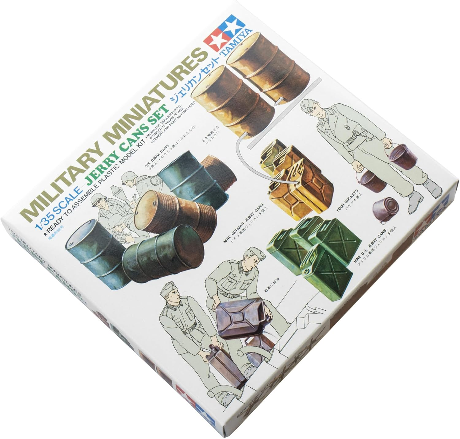 Tamiya Jerry Can 1:35 Scale Model Kit image number 1
