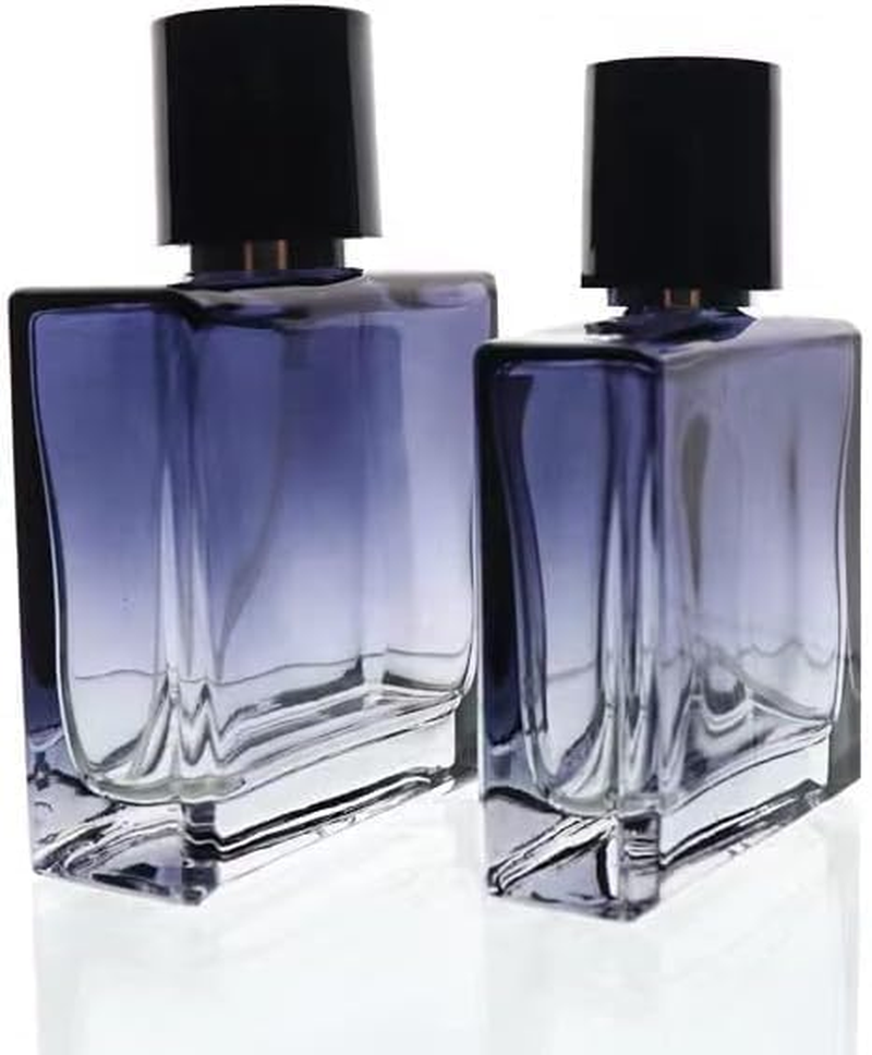 Two 50 Ml Gradient Blue Spray Bottles, Perfume Travel Bottles, Fine Fog, Leak Proof Perfume Spray, Refillable Perfume Containers, Suitable for Perfume, Essential Oil, Air Freshener Haheihei image number 2