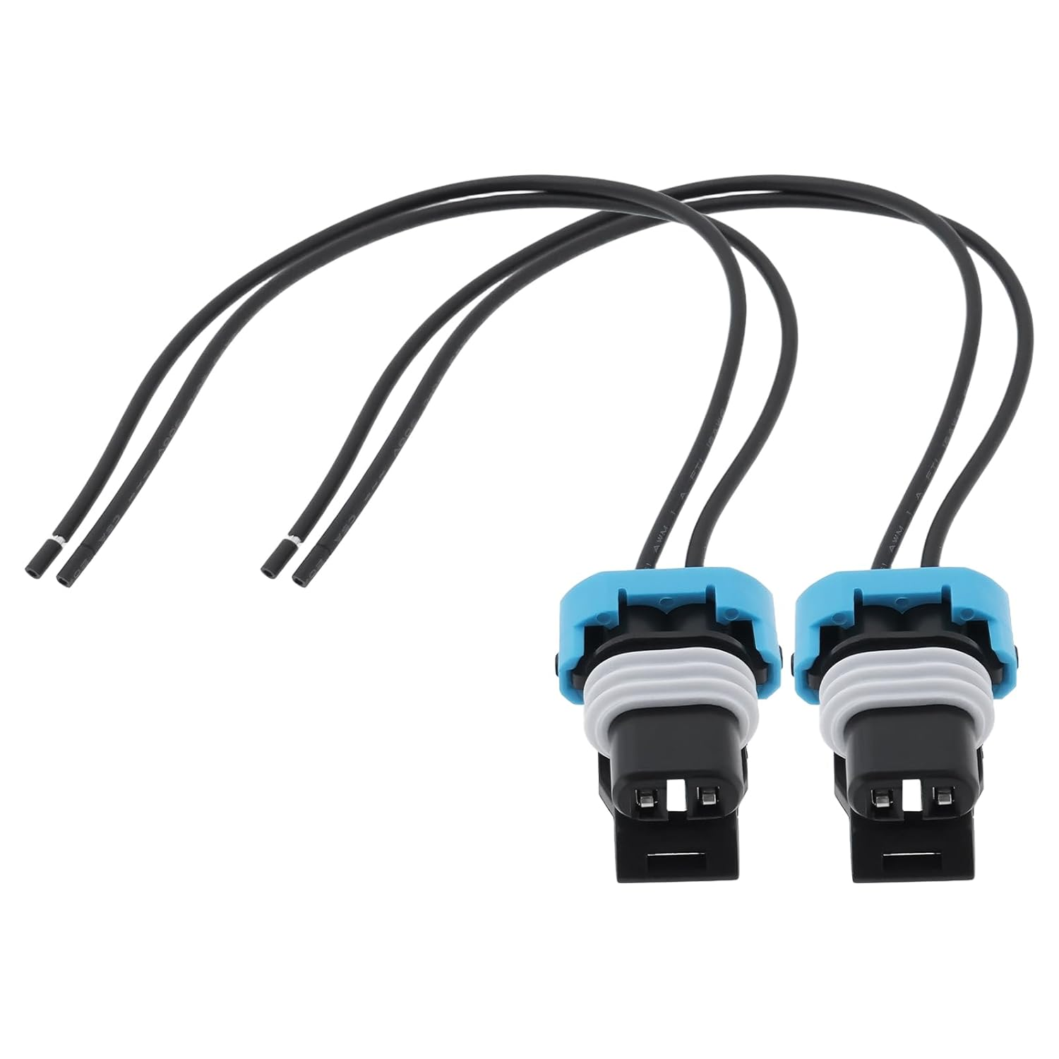 Emagtech 2Pcs Car Rear Number Plate Light Harness 2Pin Compatible with 03-10 Nissan Micra K12E image number 5