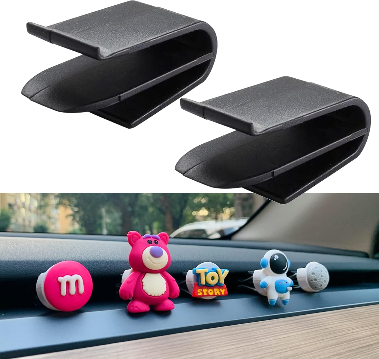 Air Freshener Adapter Clip Base for Tesla Model Y 3 Air Vent Car Air Fresheners Scent Diffuser Automotive Outlet Vent Perfume Interior Decoration Fragrance (2 Pack) (F, Invis.1|For MY M3-Old) image number 1