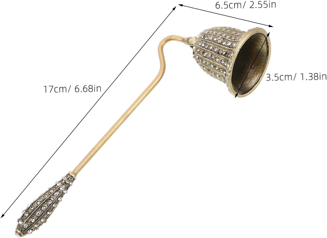 Retro Candle Snuffer Tool Handheld Wick Extinguisher for Decorative Candles Fire Extinguisher Accessory image number 1