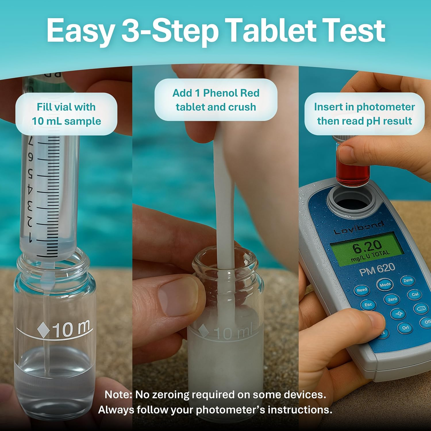 Lovibond Phenol Red Photometer 250 Ph Tablets image number 6