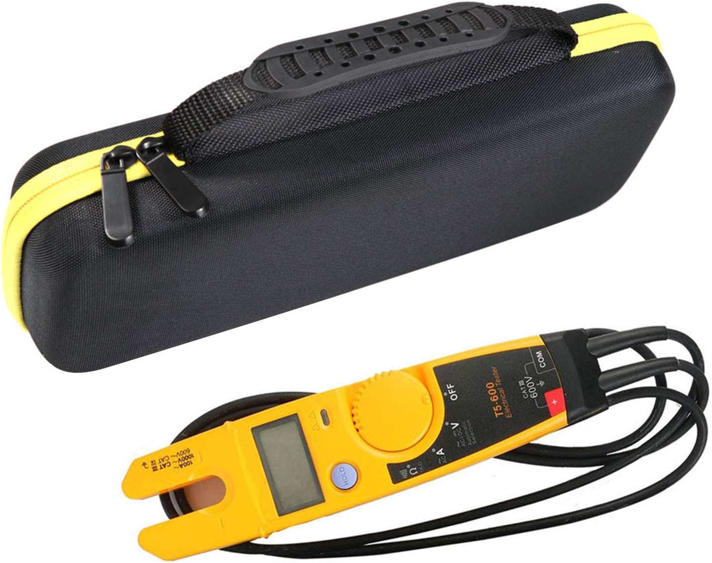 RCKEY Multimeter Storage Case Carrying Storage Bag for Multimeter, Protective Hard Case Replacement for Fluke T5-1000/T5-600 image number 3