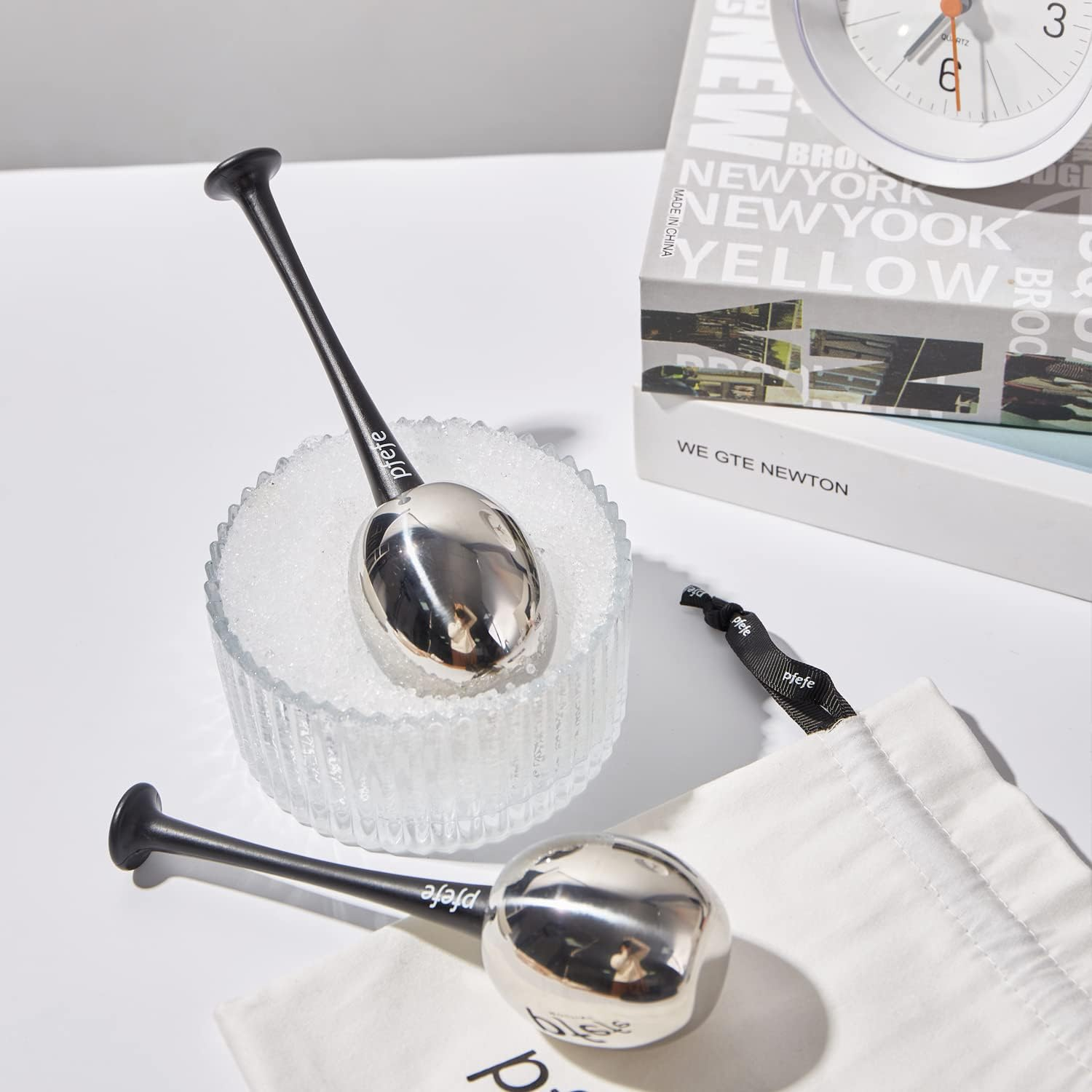 Ice Globes Facial Skin Care Tools for Women Face & Eyes, Stainless Steel Face Massage Beauty Cryo Roller with Storage Case, Christmas/Valentines Day for Girlfriend image number 5