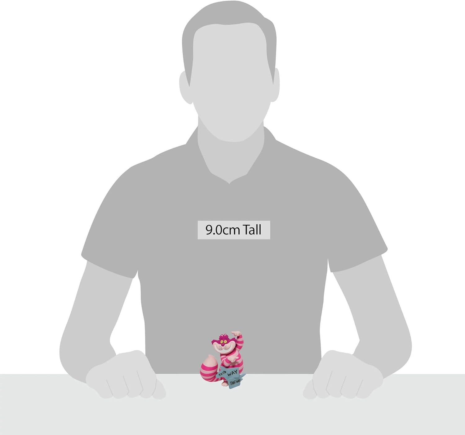 Disney Showcase Cheshire Cat This Way Mini Figurine from Alice in Wonderland image number 4