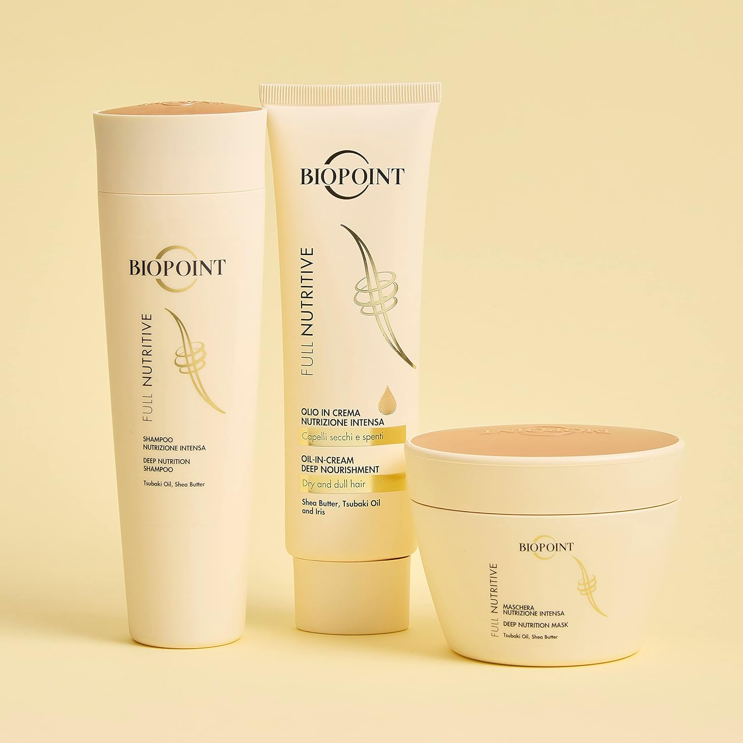 Biopoint Full Nutritive Oil in Cream Intensive Nutrition, Moisturising and Strengthening, Protects Hair, Gives Softness and Suppleness, 150 Ml image number 3