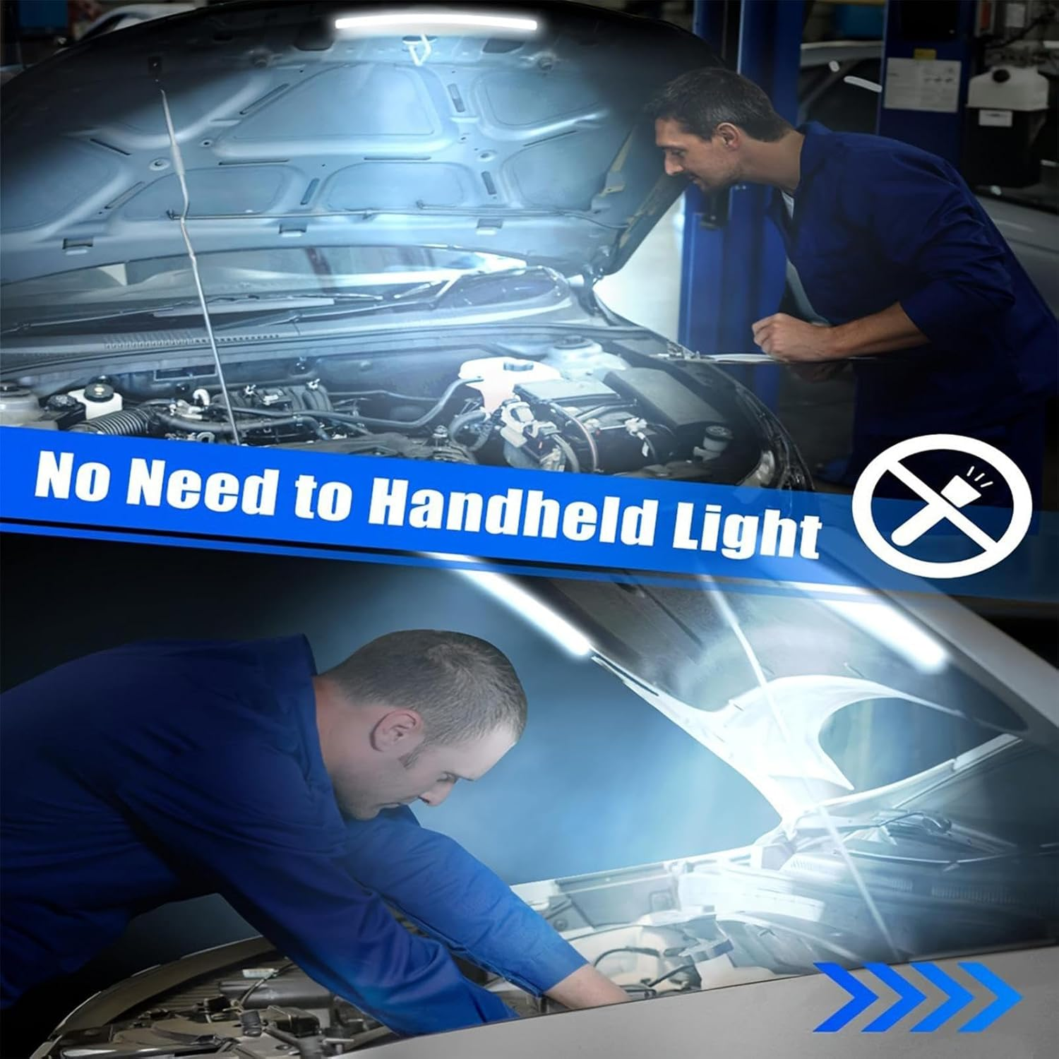 Under Hood Led Light Strip | 12V under Hood LED Work Light,Versatile Job Site Security Lighting, Diagnostic Tools, Replacement Lighting Products for Automotive image number 2