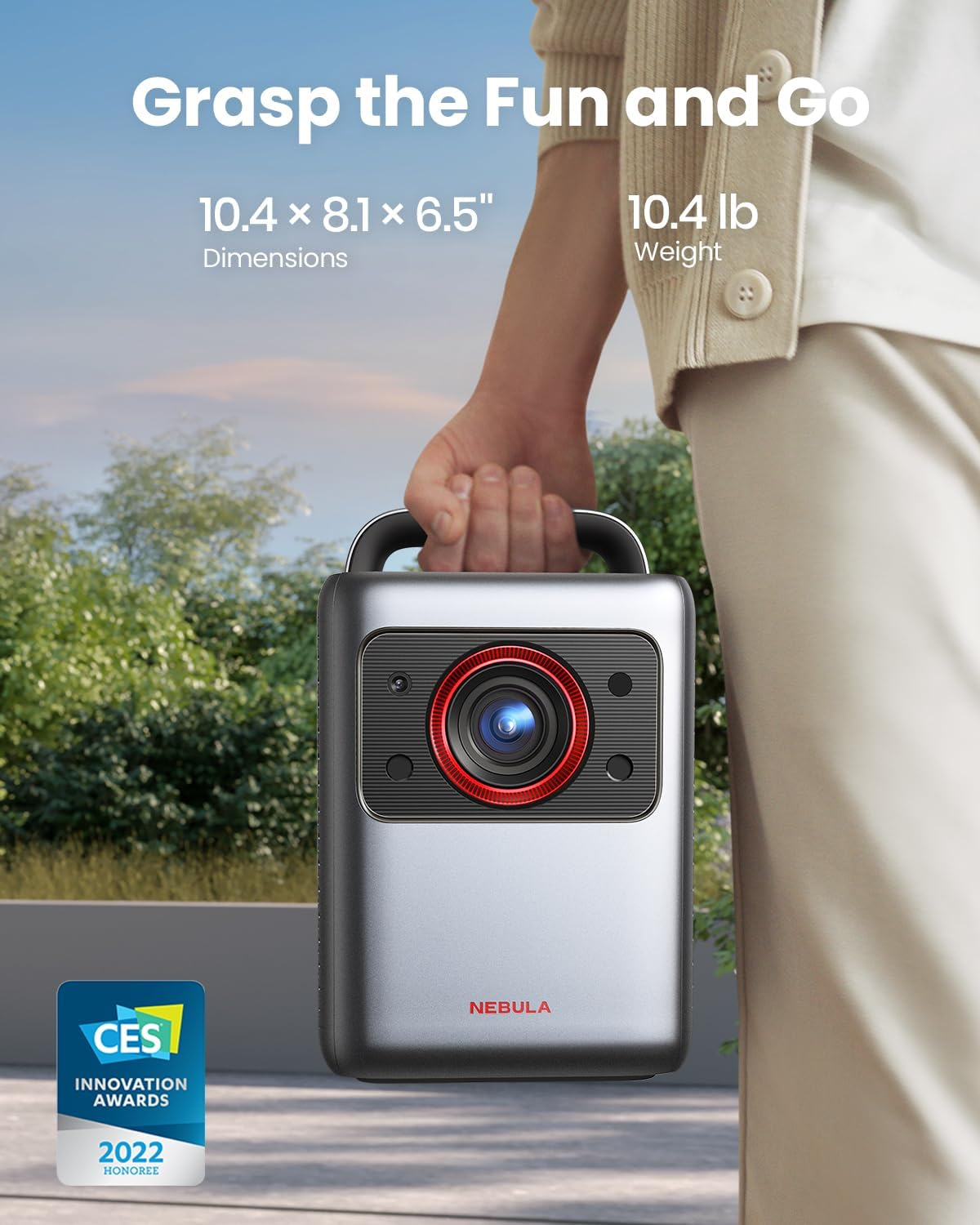 NEBULA by Anker Cosmos Laser 4K Projector (Upgraded), 2200 ANSI Lumens, Android TV 10.0 with Dongle, Autofocus, Auto Keystone Correction, Screen Fit, Home Theater Projector with Wi-Fi & Bluetooth. image number 4