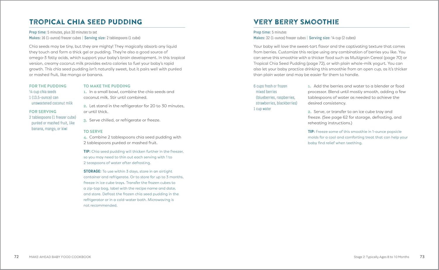 Make-Ahead Baby Food Cookbook: Meal Plans and Recipes for Every Stage image number 1