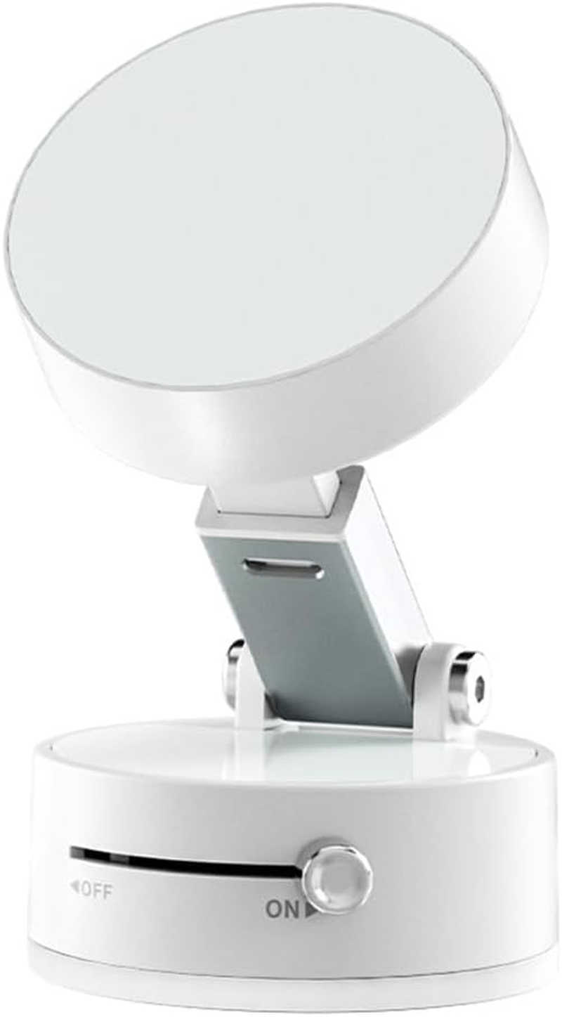 Foldable Vacuum Suction Magnetic Phone Holder,360&deg; Swivel Car Mount with Strong Electric Suction, Hands-Free for Car, Gym, Mirror & Kitchen,Pink