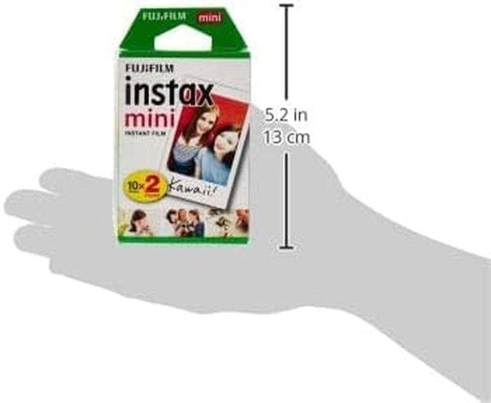 Fujifilm Instax Mini Instant Film, 10 Sheets of 5 Pack &times; 2 (100 Sheets) image number 1