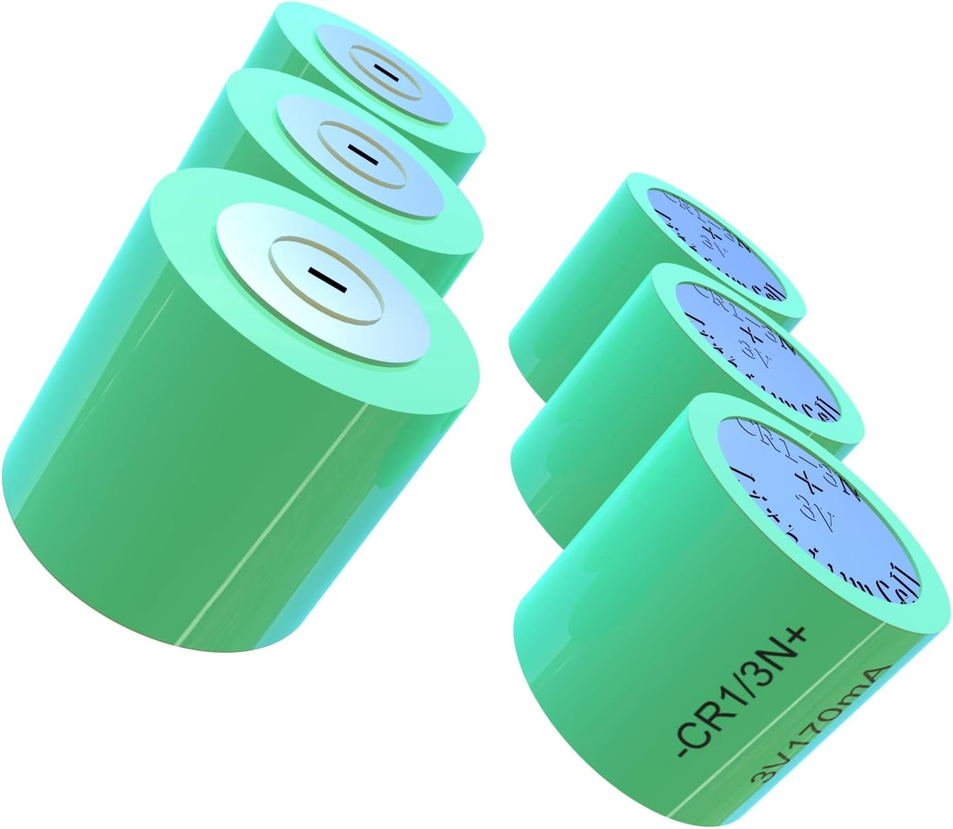 EX-ENERGY Replacement DL1/3N CR1/3N 3V170Mah Lithium Batteries 6 Count Bulk Packaging image number 2