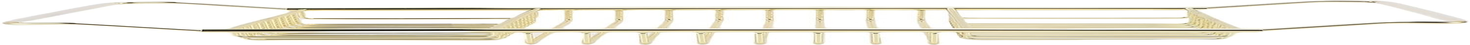 Viagasafamido Bathtub Tray, Stainless Steel and Expandable Shower Tub Caddy Tray, Adjustable Design 25 to 38.4In for Elegant Bath Experience (Gold)