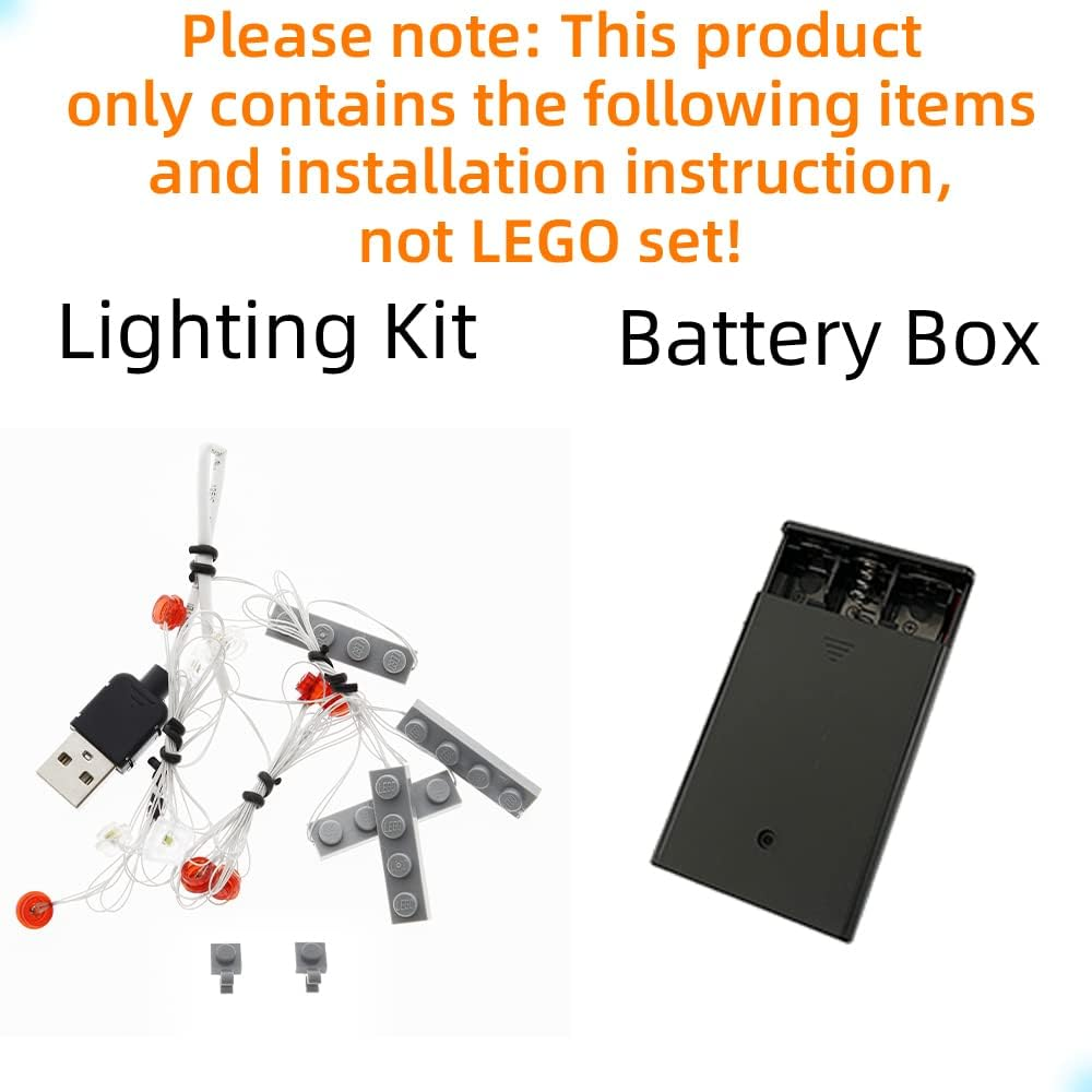 GEAMENT (Small Size) LED Light Kit Compatible with  Star Wars 75288 At-At Building Model ( Set Not Included) image number 3