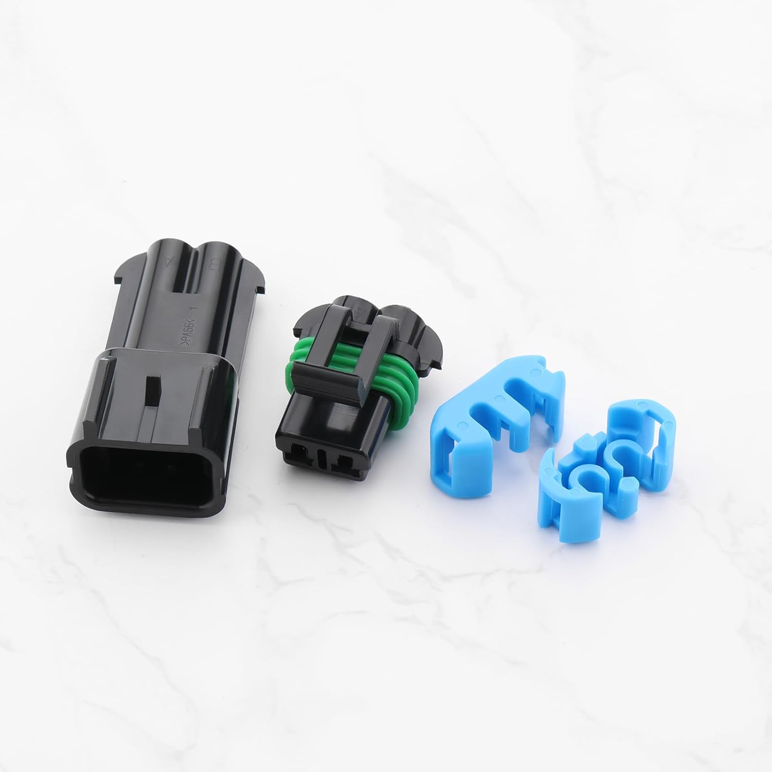 OTOTEC 1 Set 2-Way Metri-Pack Sealed 280 Series 30 AMP Automotive Connector for Most Automotive Marine Off-Road Agricultural Under-Hood with Terminal Waterproof Seal