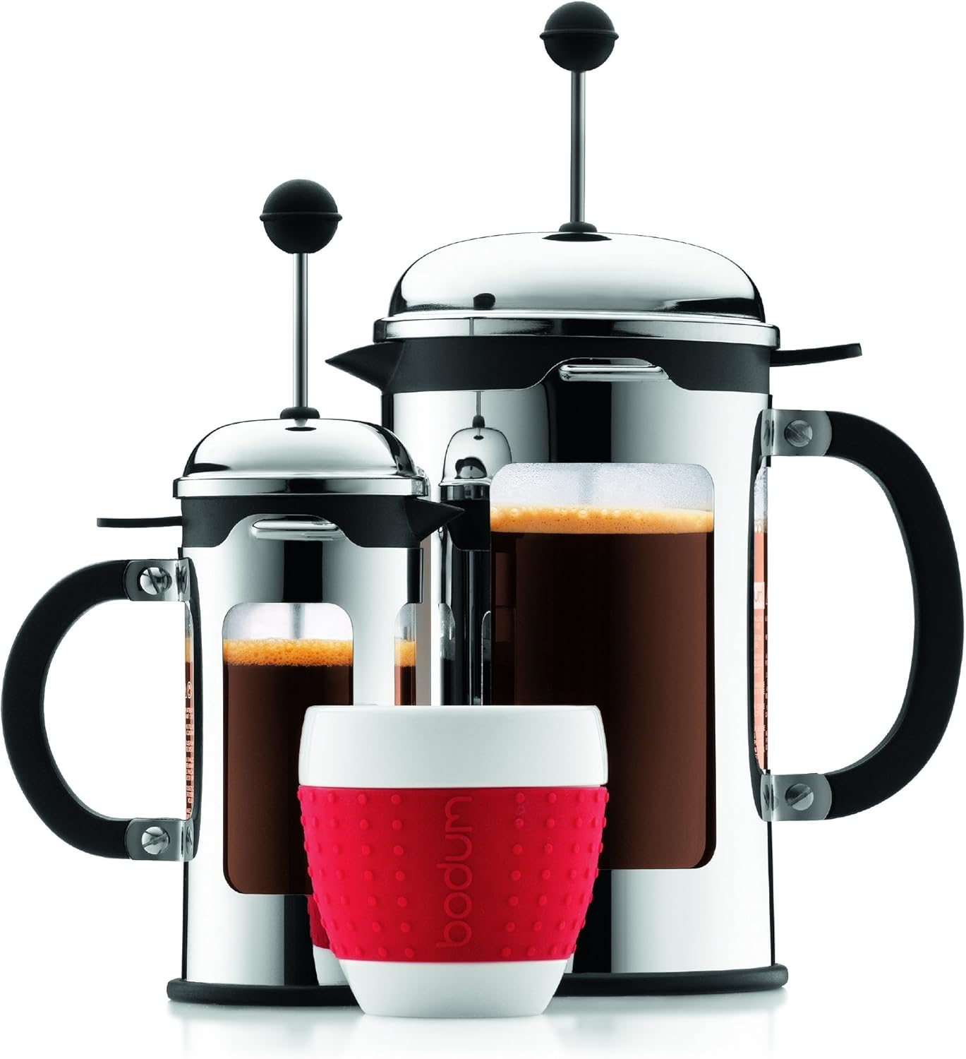 BODUM Coffee Maker French Press, Chrome, 11170-16 12 Oz. image number 2