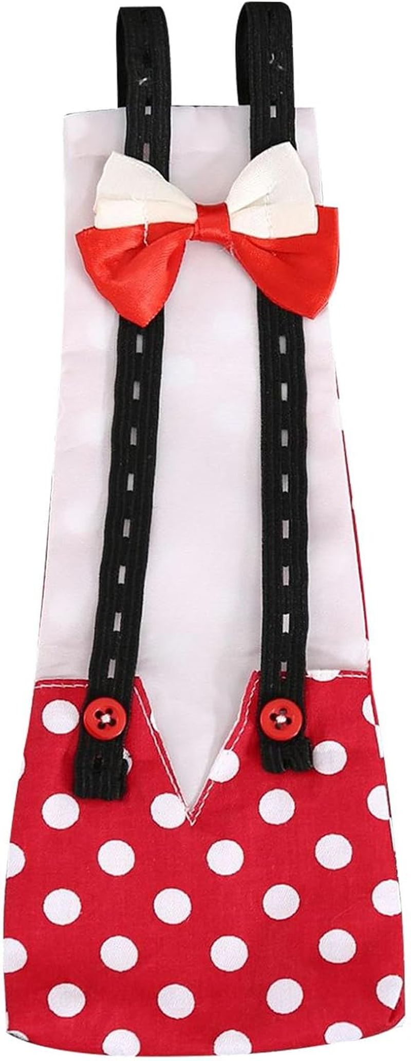 Chicken Diapers | Washable Chicken Diaper | Reusable Duck Diapers with Bow Ties, Washable Printed Fabric Pet Poultry Nappies Supplies image number 6