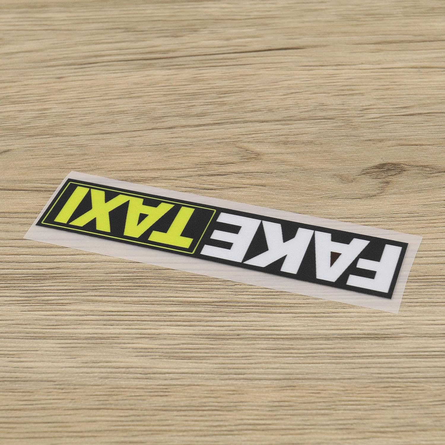 LT Easiyl 4Pcs Fake Taxi Sticker Car Sticker Waterproof Self Adhesive Sticker Cartoon Sticker Decoration for Caravan Car Bus Motorcycle Electric Car, White image number 2