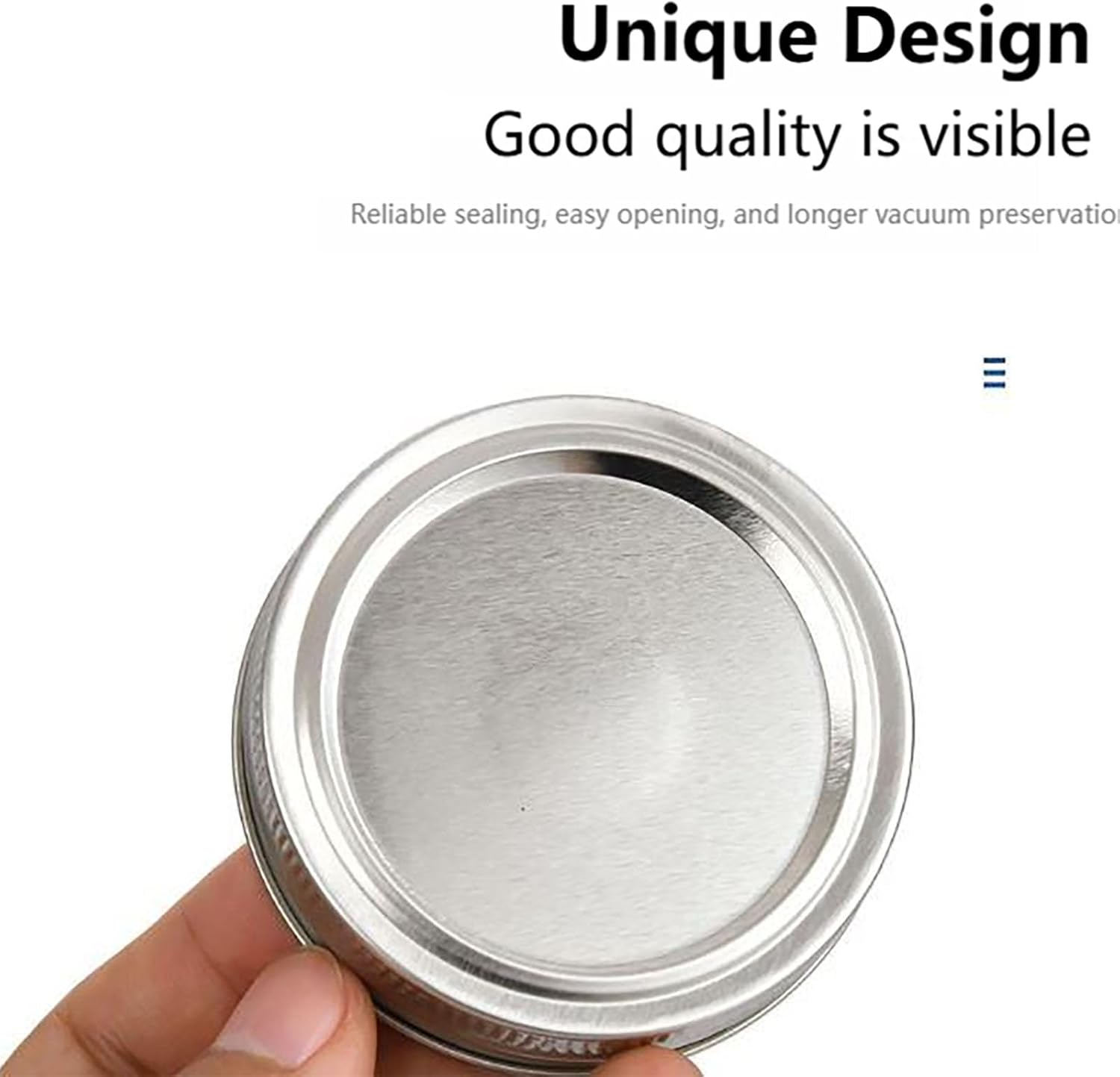 YAKESD 48Pcs/24 Sets Regular Mouth Canning Lids with Rings Fits Ball, 70Mm Regular Mouth Rustproof Screw Bands,Jars Lids with Rings/Bands Mason Jars for Canning Food Fruits image number 5